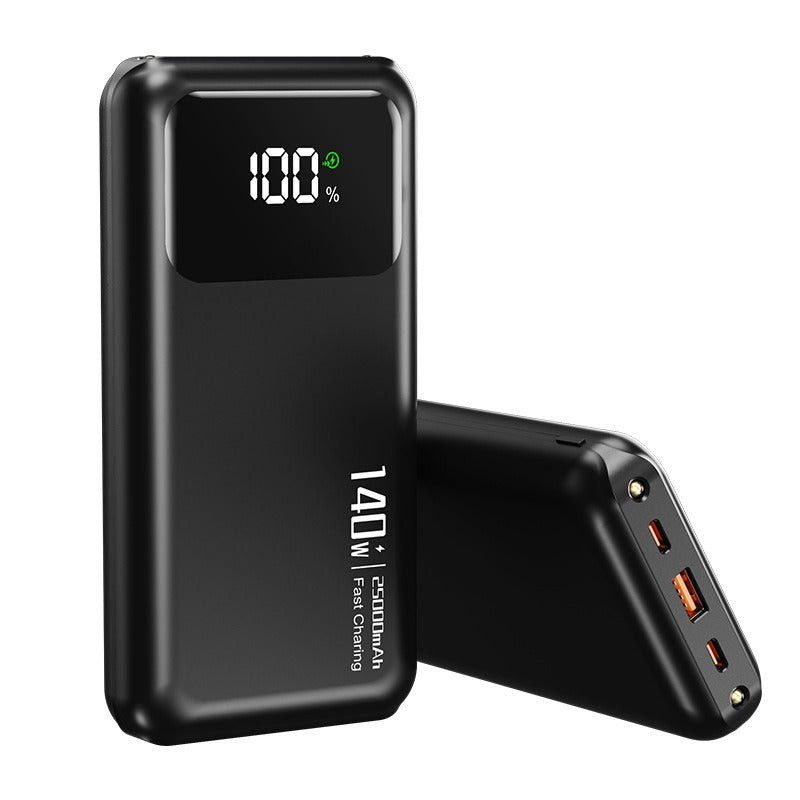 Laptop Power Bank 140W PD Fast Charging with Digital Display | Bidirectional Ultra-Large Capacity Mobile Power Bank