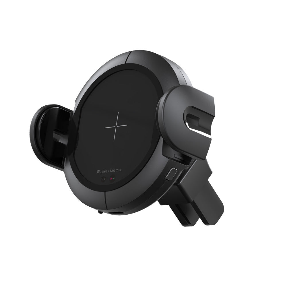 15W Wireless Fast Charging Car Mount – Infrared Auto-Sensing Retractable Air Vent Phone Holder