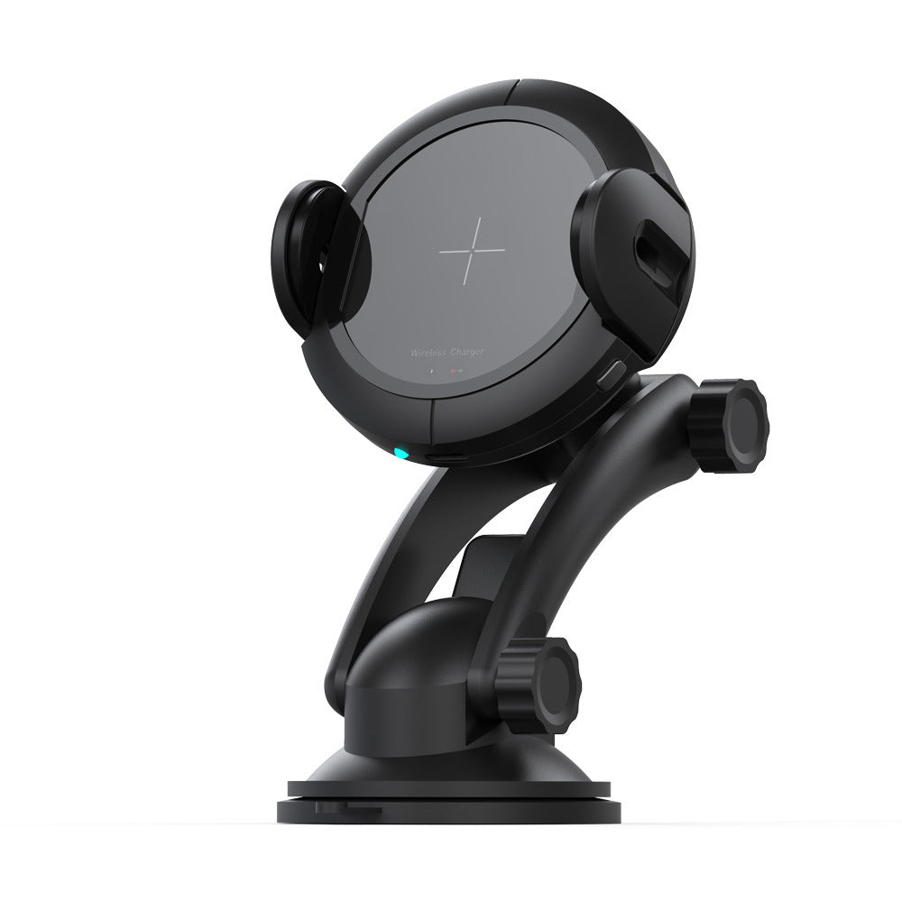 15W Wireless Fast Charging Car Mount – Infrared Auto-Sensing Retractable Air Vent Phone Holder