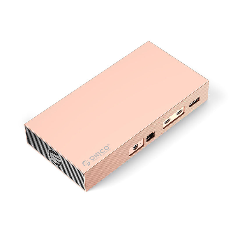 Orico 40Gbps Thunderbolt 3, 4 Dual Bay M.2 Hard Drive Box Multi-Interface Docking Station HUB Solid State