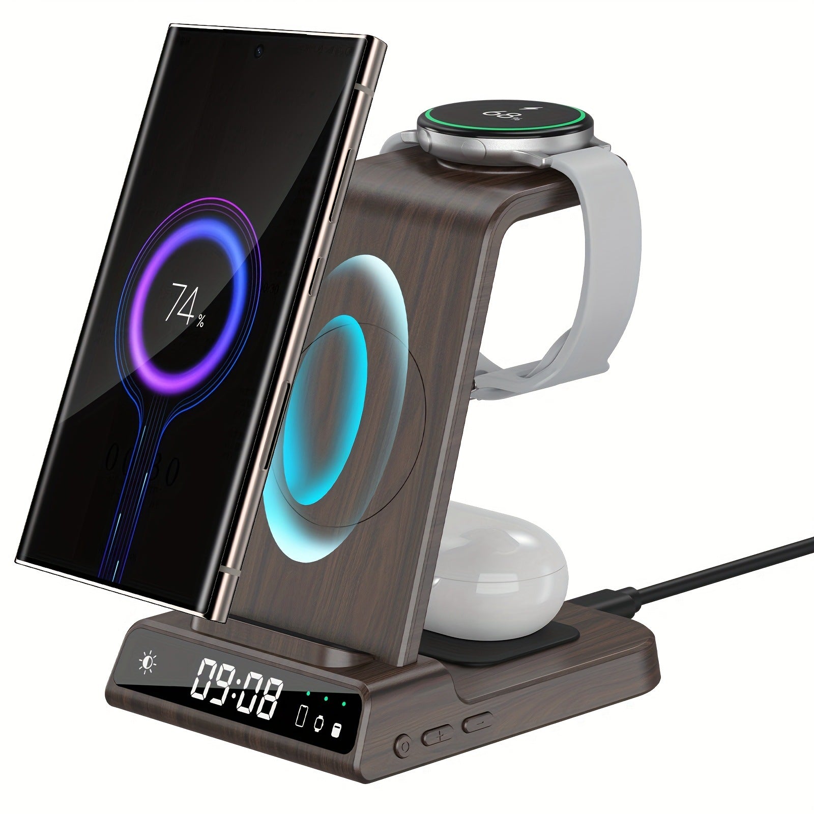 3-in-1 Fast Wireless Charging Station