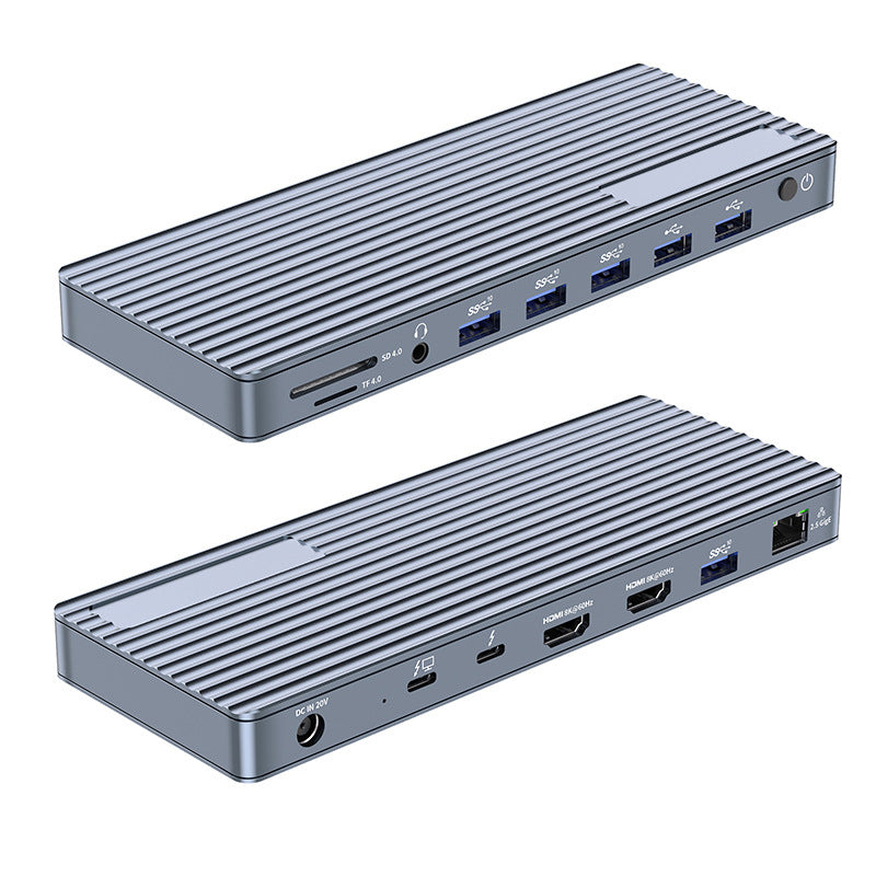 Thunderbolt 4 Docking Station — USB4.0 Desktop Hub with 8K Display Output, Compatible with MacBook and Thunderbolt 4 Laptops