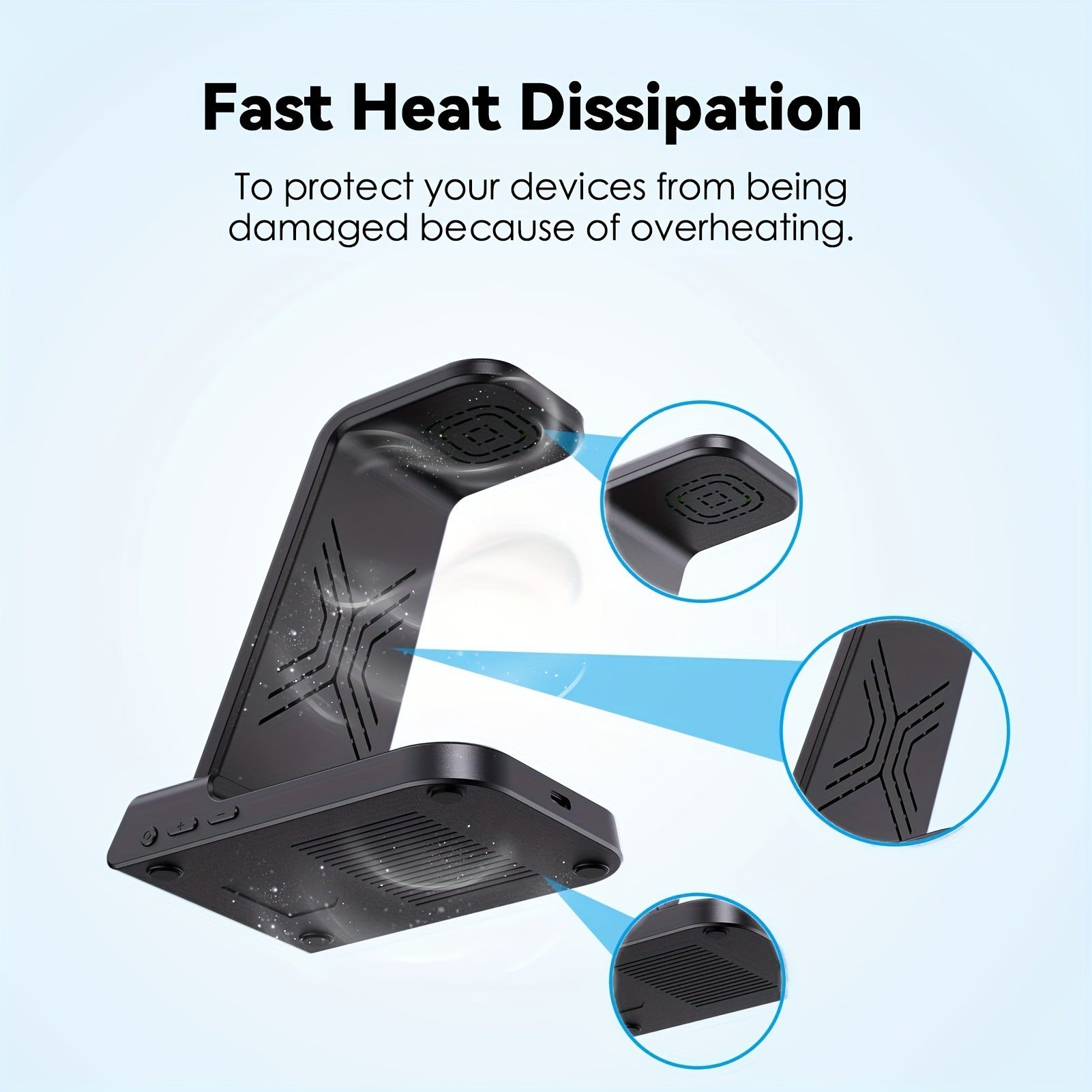 3-in-1 Fast Wireless Charging Station