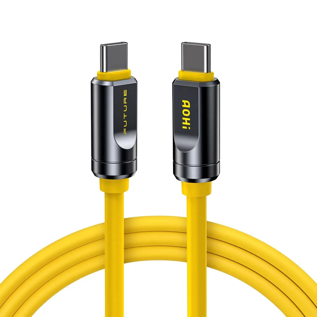 AOHI Adonis 3.3FT USB4 full function 80/120Gbps compatible Thunderbolt 5 fast charging data cable double head Type-C HD