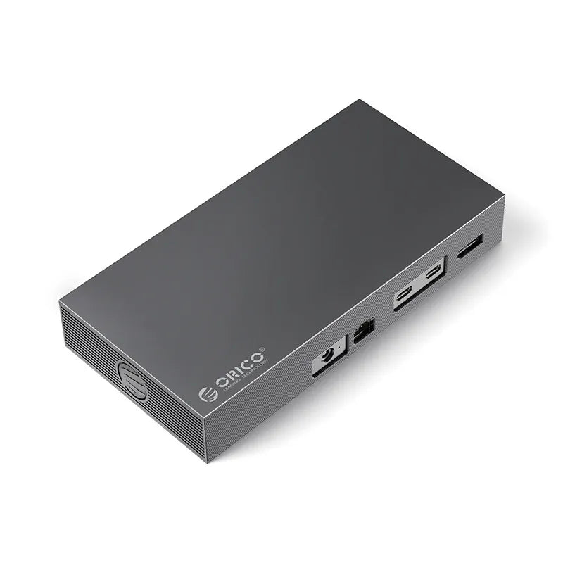 Orico 40Gbps Thunderbolt 3, 4 Dual Bay M.2 Hard Drive Box Multi-Interface Docking Station HUB Solid State