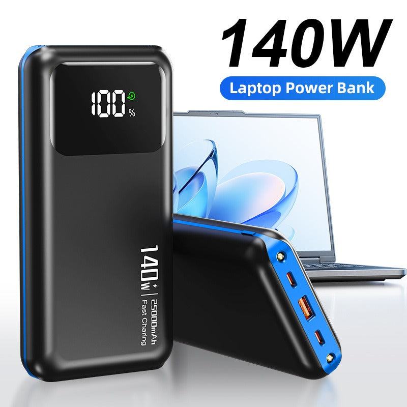 Laptop Power Bank 140W PD Fast Charging with Digital Display | Bidirectional Ultra-Large Capacity Mobile Power Bank