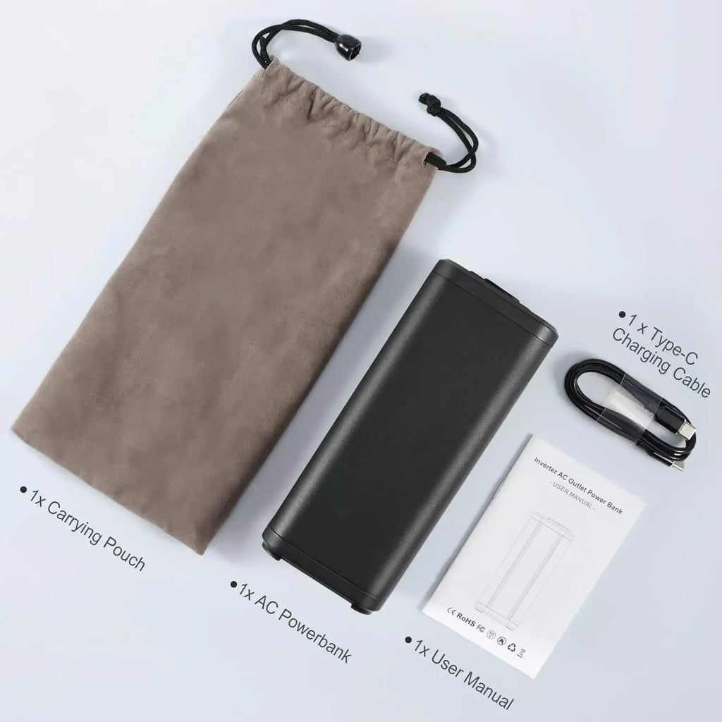 High-Capacity 220V Portable Power Station - Outdoor Energy Storage for Laptops, Phones & Tablets