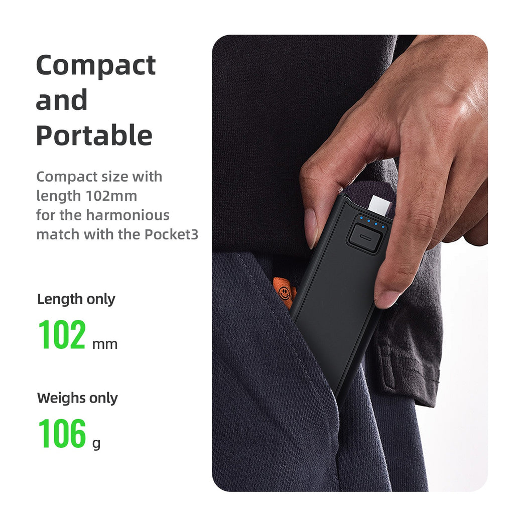 AmagisN Fast Charging Power Bank for DJI Osmo Pocket 3