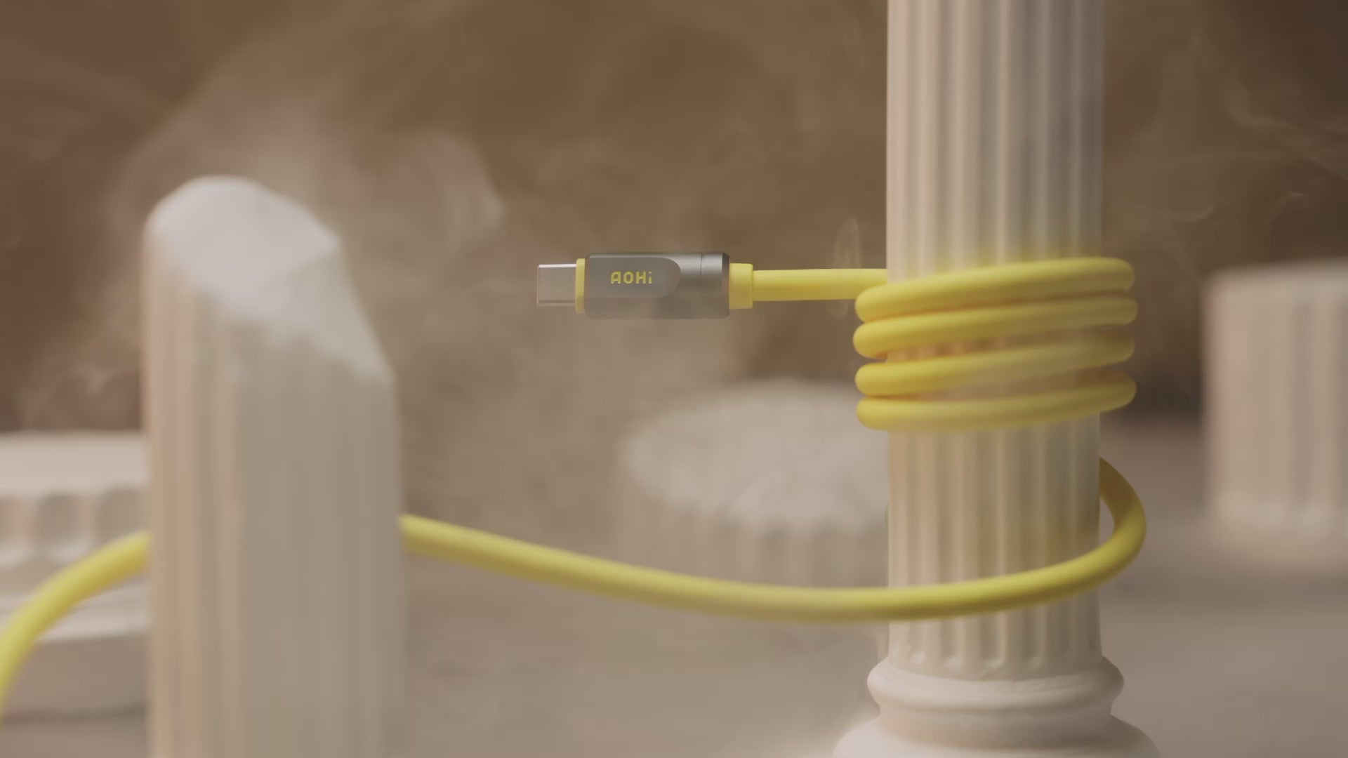 AOHI Adonis 3.3FT USB4 full function 80/120Gbps compatible Thunderbolt 5 fast charging data cable double head Type-C HD